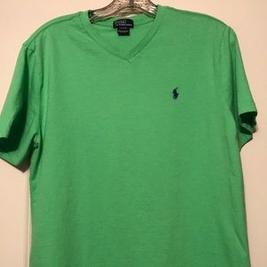 Boys Short Sleeve V-neck T-shirt